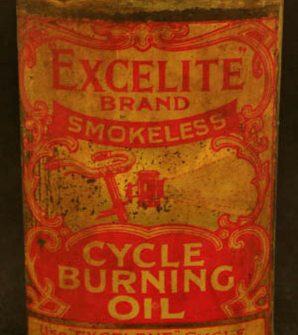 vintage cycle oil tin