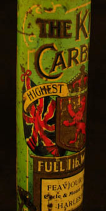 Vintage carbide can