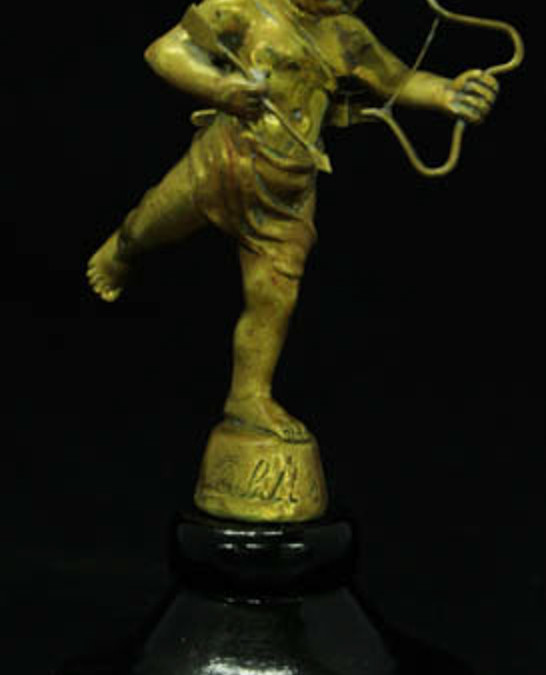 Cubitt car mascot, cupid 1920s