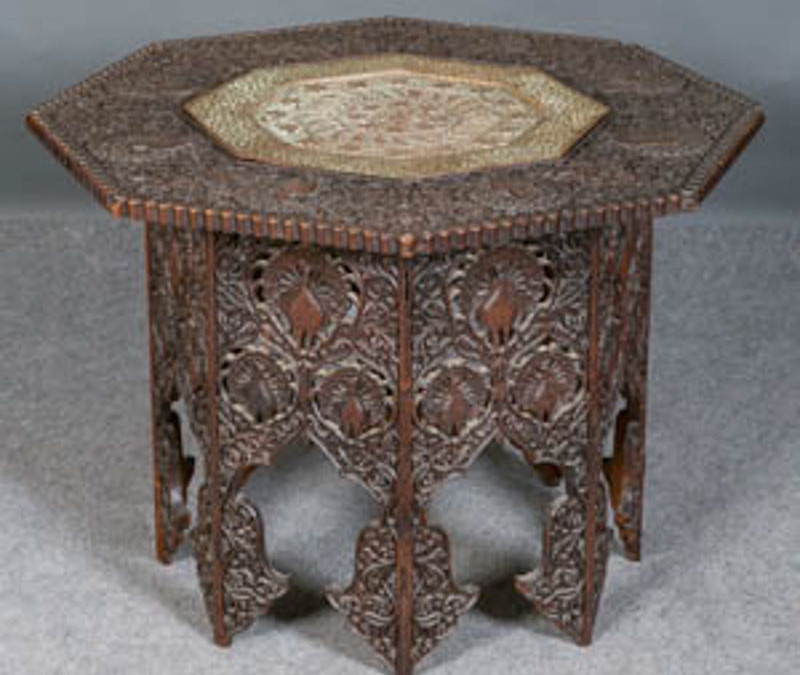 eastern carved table