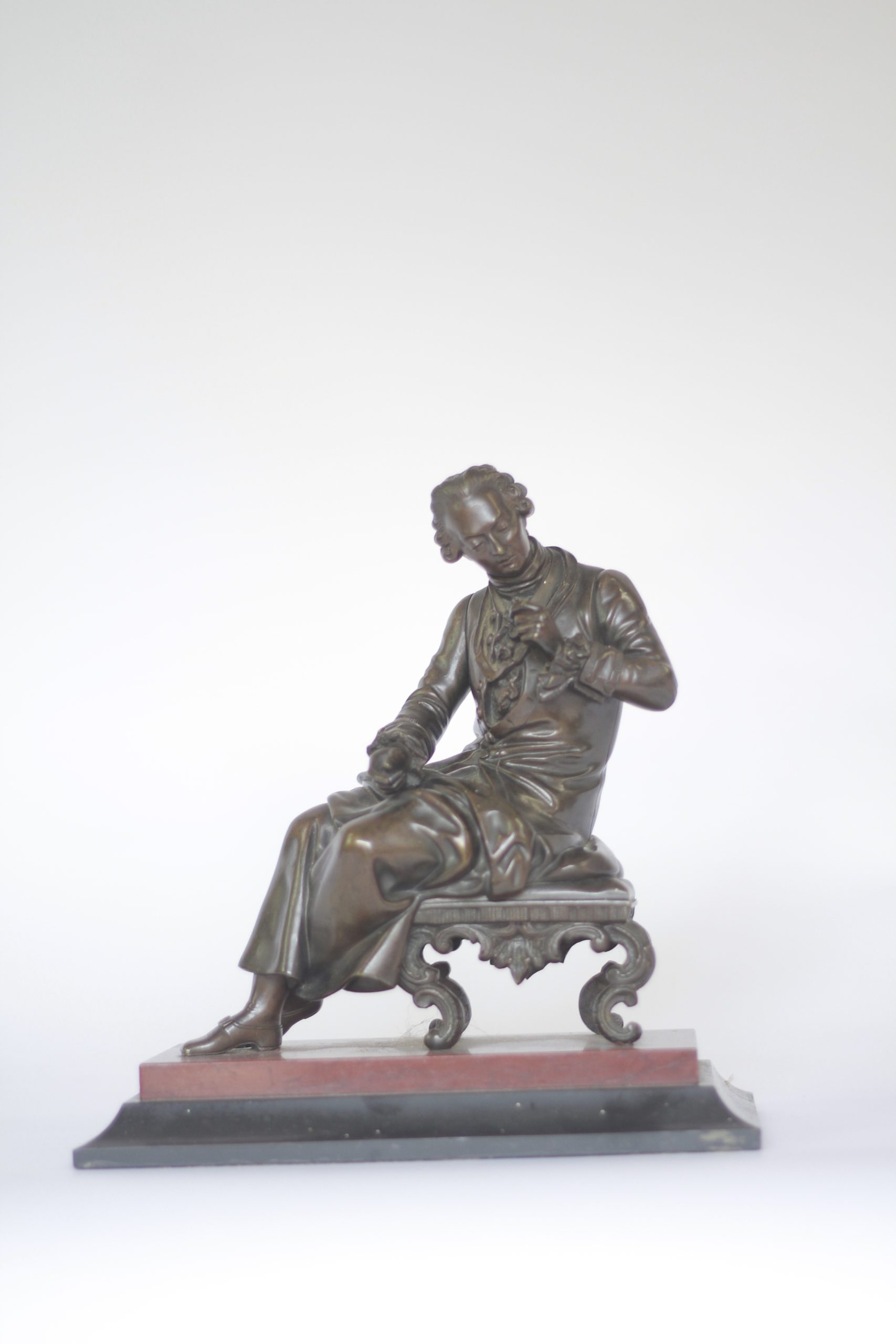 C19th French Bronze figure of a Gentleman