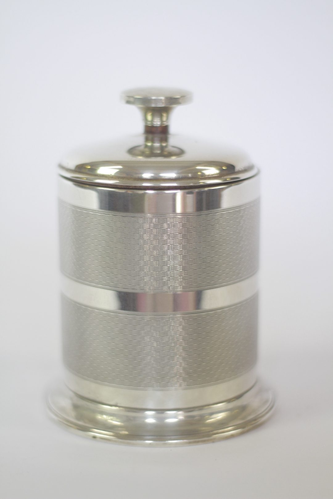 Art Deco Silver Cigarette Holder 1939