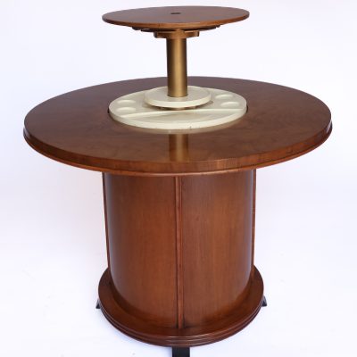 Art Deco Walnut Surprise Cocktail Table 1930s