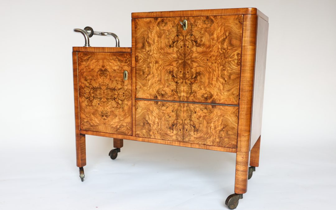 Art Deco Cocktail Trolley By Thonet 1930s