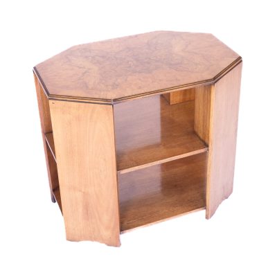 Art Deco Walnut Book Table 1930s