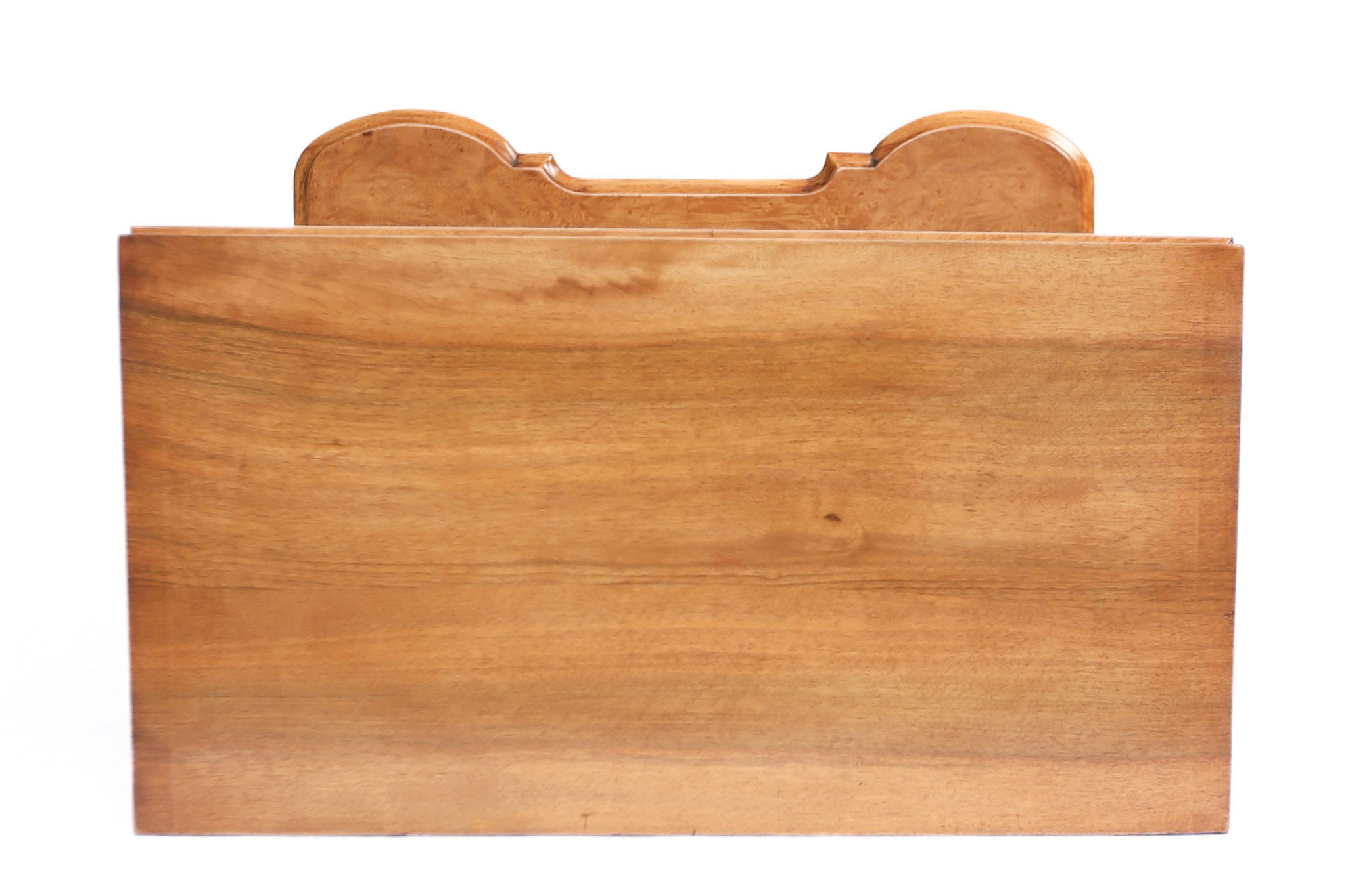 Queen Anne Style small Burr Walnut Escritoire, - Image 4