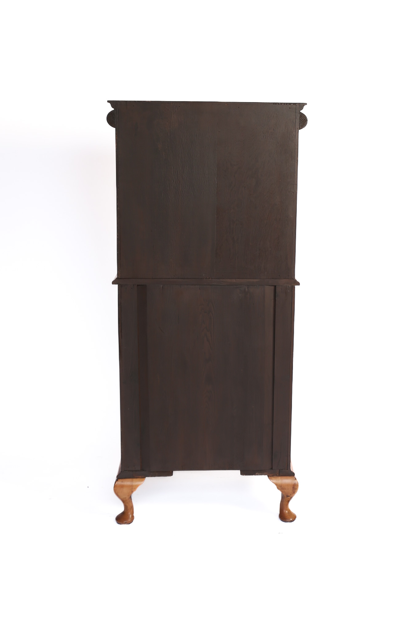 Queen Anne Style small Burr Walnut Escritoire, - Image 6