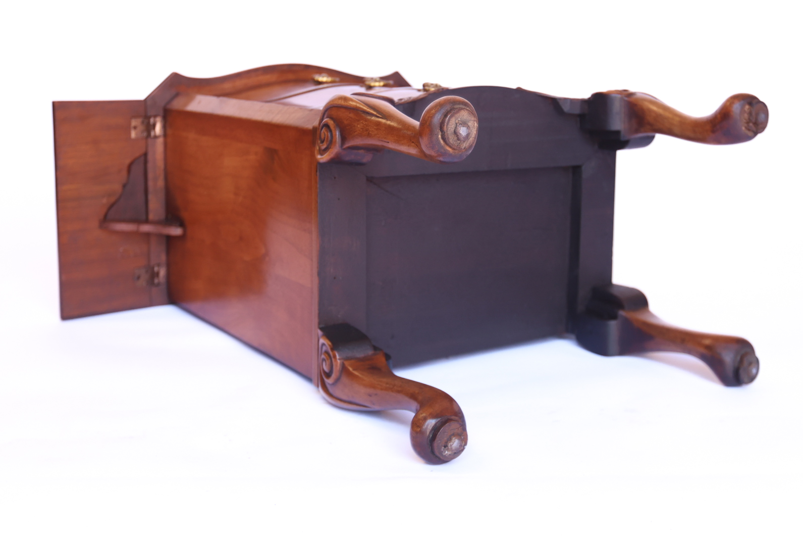 Small Walnut drop leaf cupboard /Single Drawer 1930s - Image 2