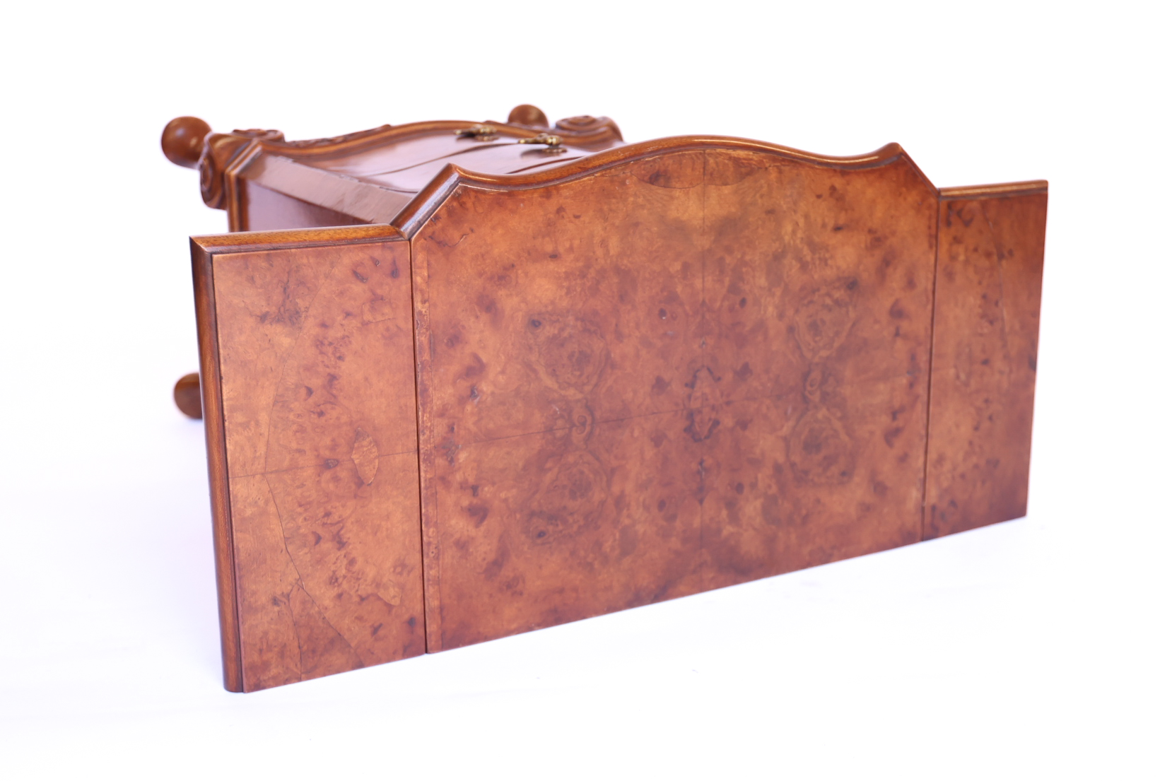 Small Walnut drop leaf cupboard /Single Drawer 1930s - Image 3