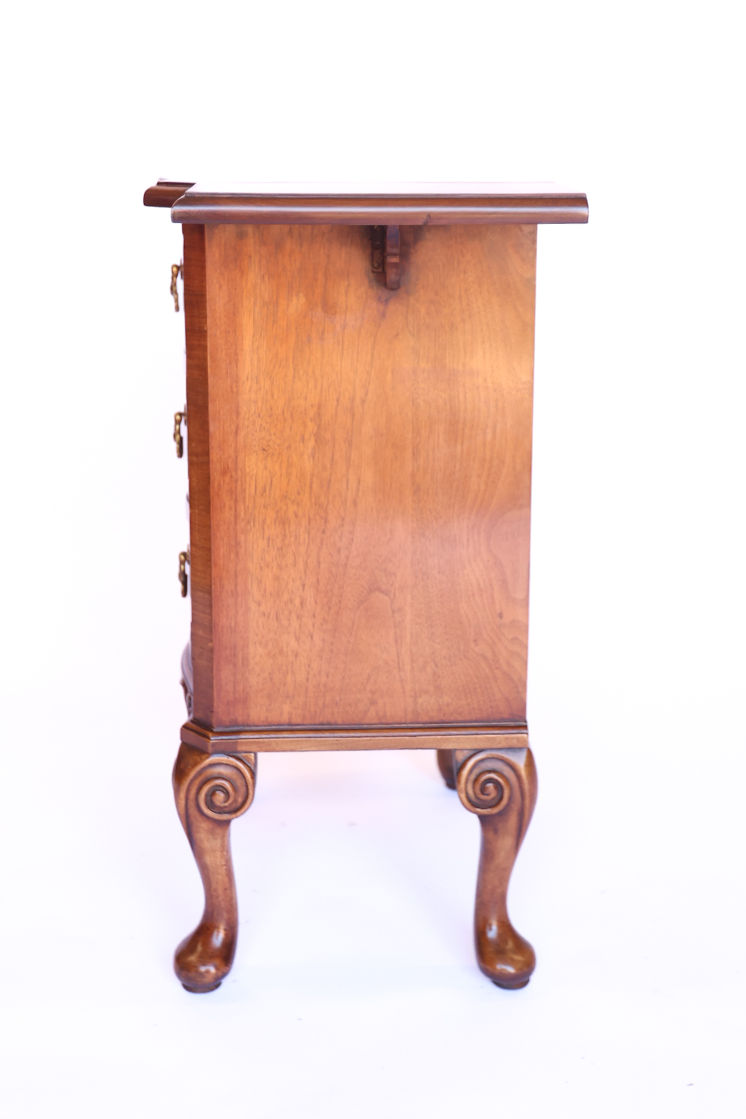 Small Walnut drop leaf cupboard /Single Drawer 1930s - Image 4