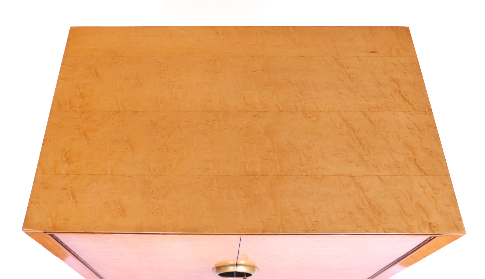 Art Deco Burr Maple 2 door cupboard 1930s - Image 3