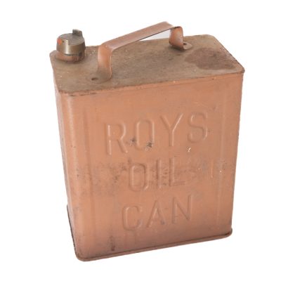 ROYS OIL CAN, 2 gallon petrol can,