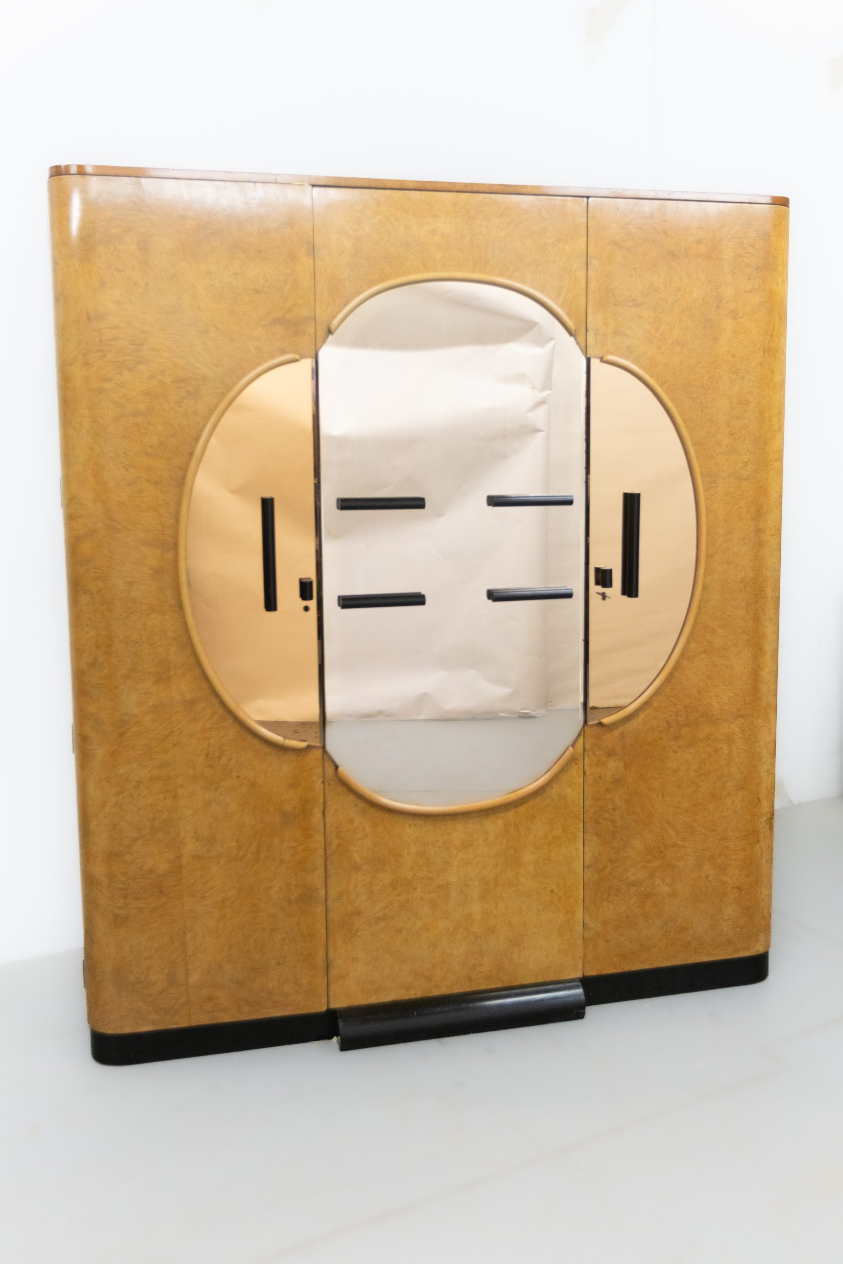 Art Deco Burr Maple 5pc bedroom Suite - Image 2
