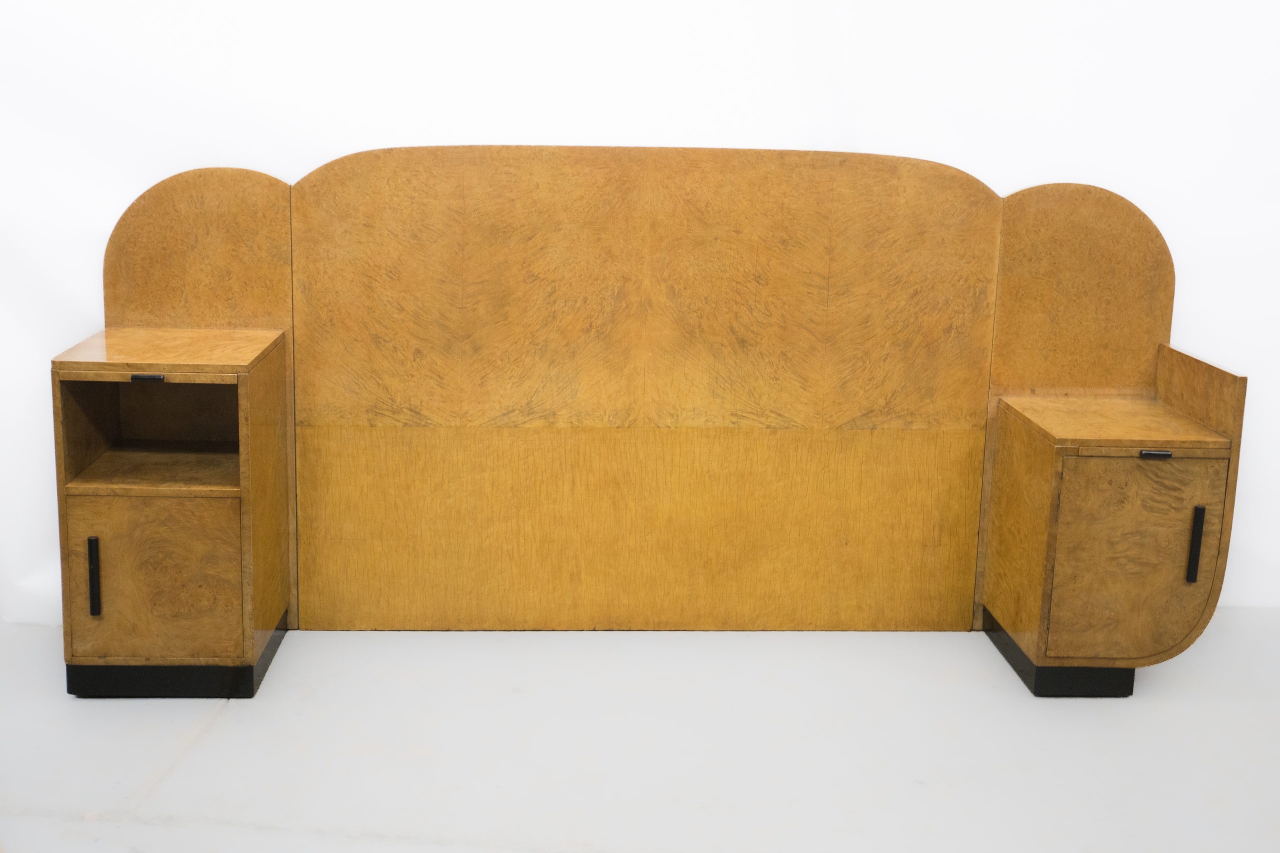Art Deco Burr Maple 5pc bedroom Suite - Image 4