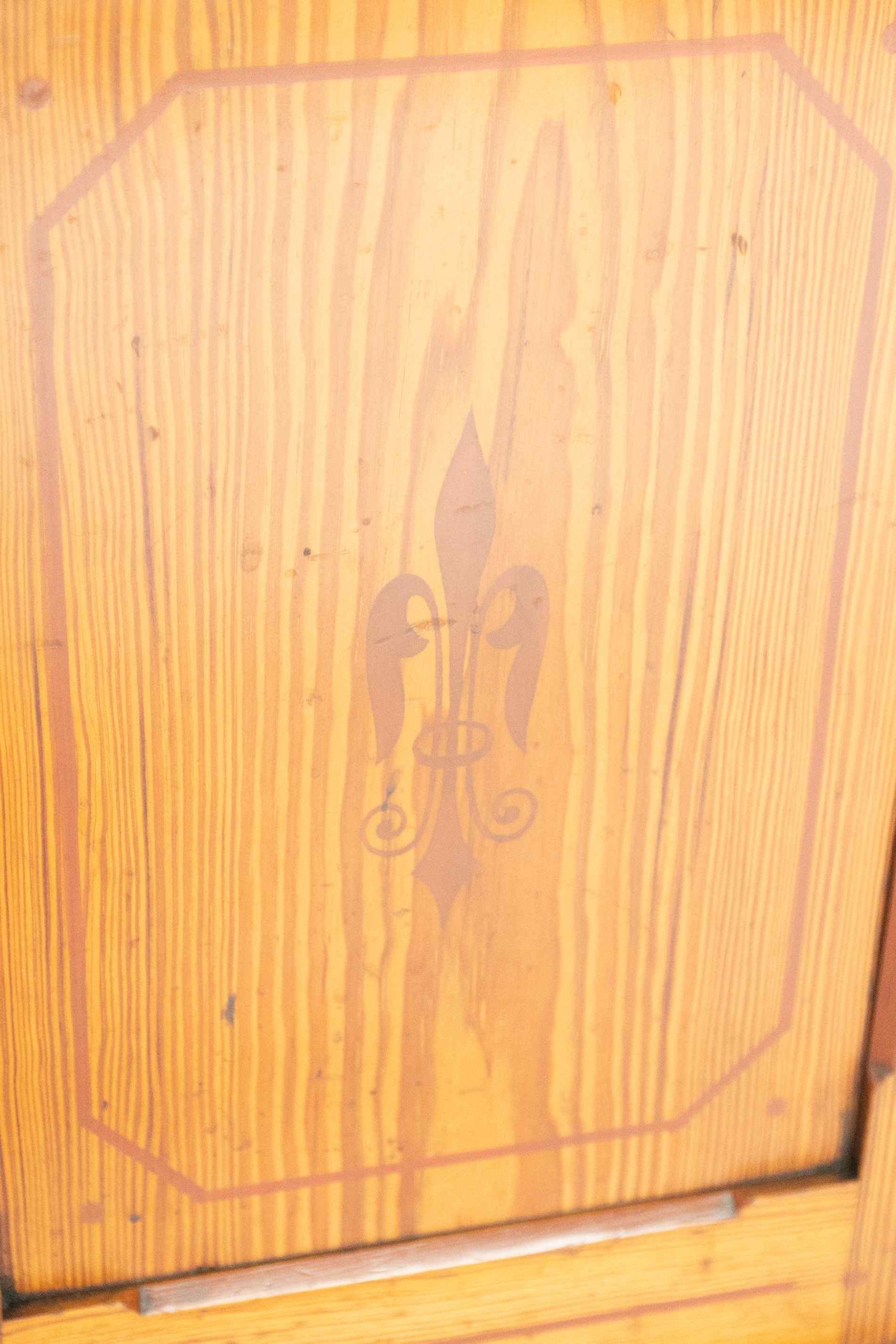 Aesthetic Pitch pine 8pc Bedroom suite painted detail - Image 14