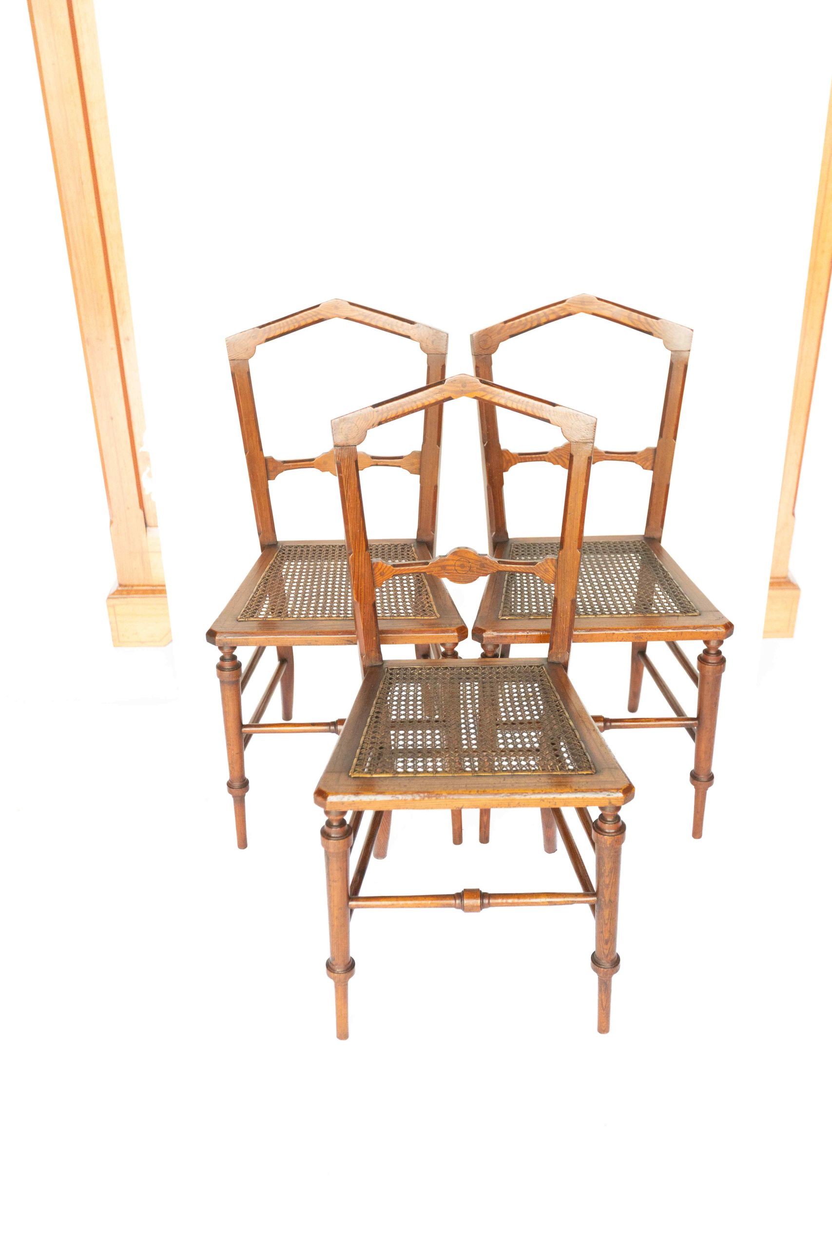 Aesthetic Pitch pine 8pc Bedroom suite painted detail - Image 25