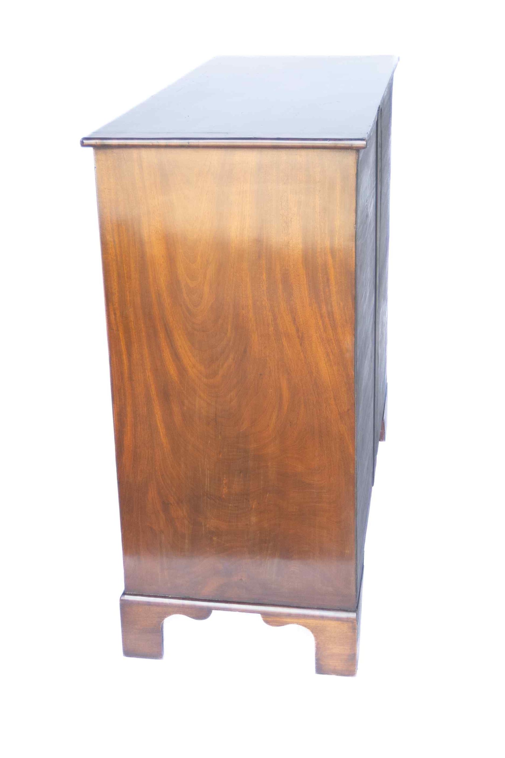 Regency Mahogany chest with Trafalgar/ Nelson Handles - Image 8