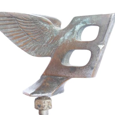 Bentley winged B Car Mascot Chrome 1930s