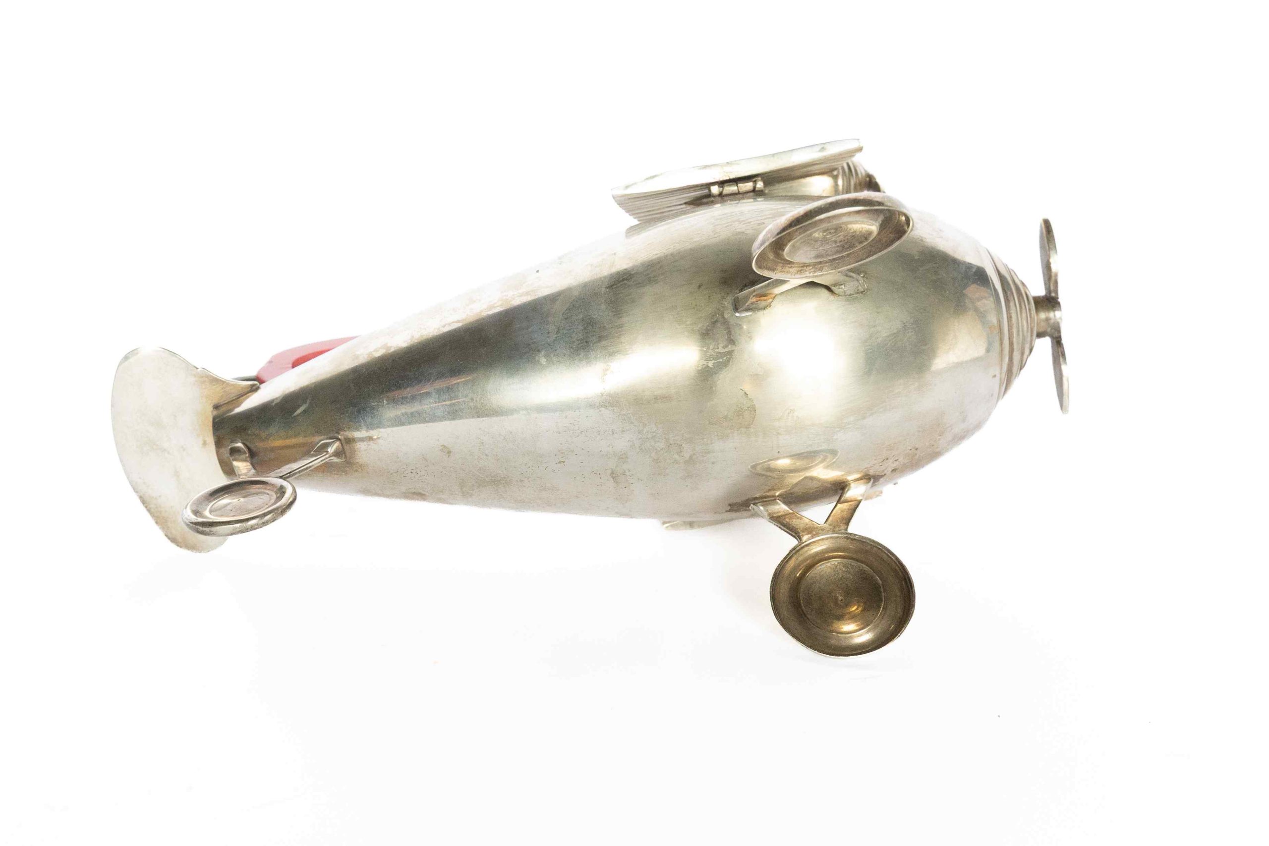 Art Deco Silver plated Aeroplane Teapot 1920s - Image 10